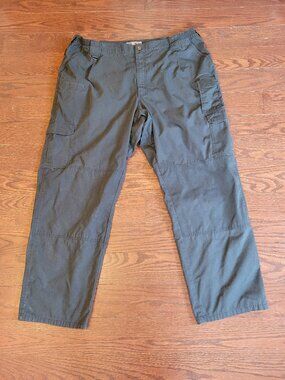 5.11 Tactical Cargo Pants Mens 44x32 Black Ripstop Utility Work Outdoor Tactical